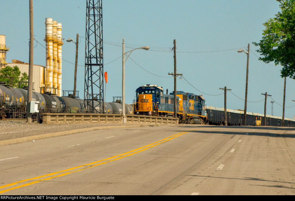 CSX Locomotives in the Yard